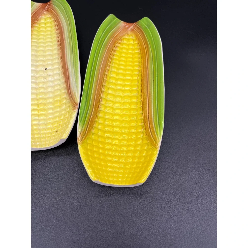 Corn On The Cob Dish Set 3 Pieces Corn Serving Dish Friendship Gift